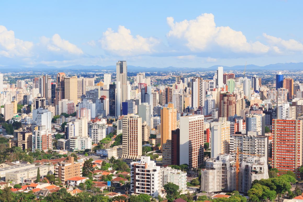 Vista Aérea de Curitiba