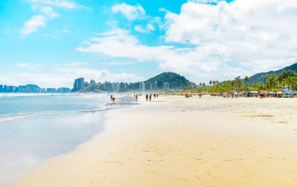 Praia no Guarujá
