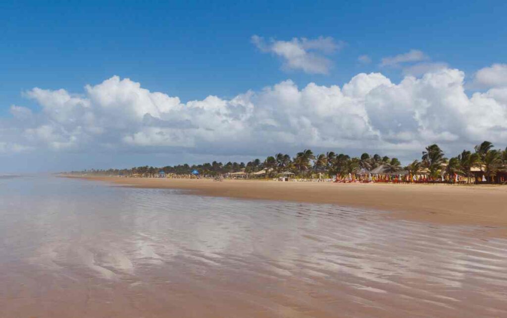 Praia de Aruana em Sergipe