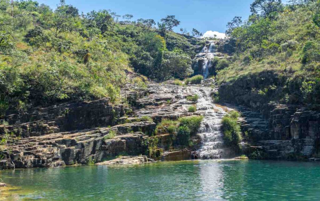 Cachoeira Lagoa Azul em Minas Gerais