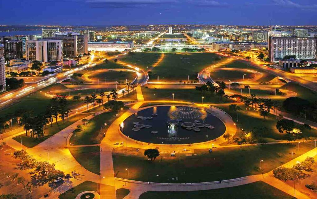 Eixo Monumental em Brasília