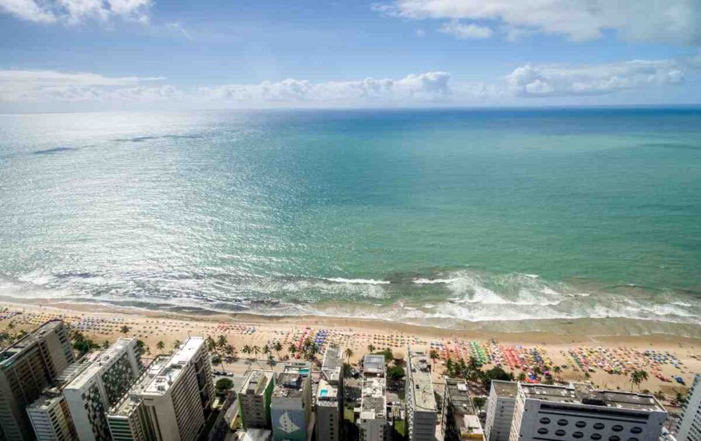 Praia de Boa Viagem uma das melhores praias de Pernambuco