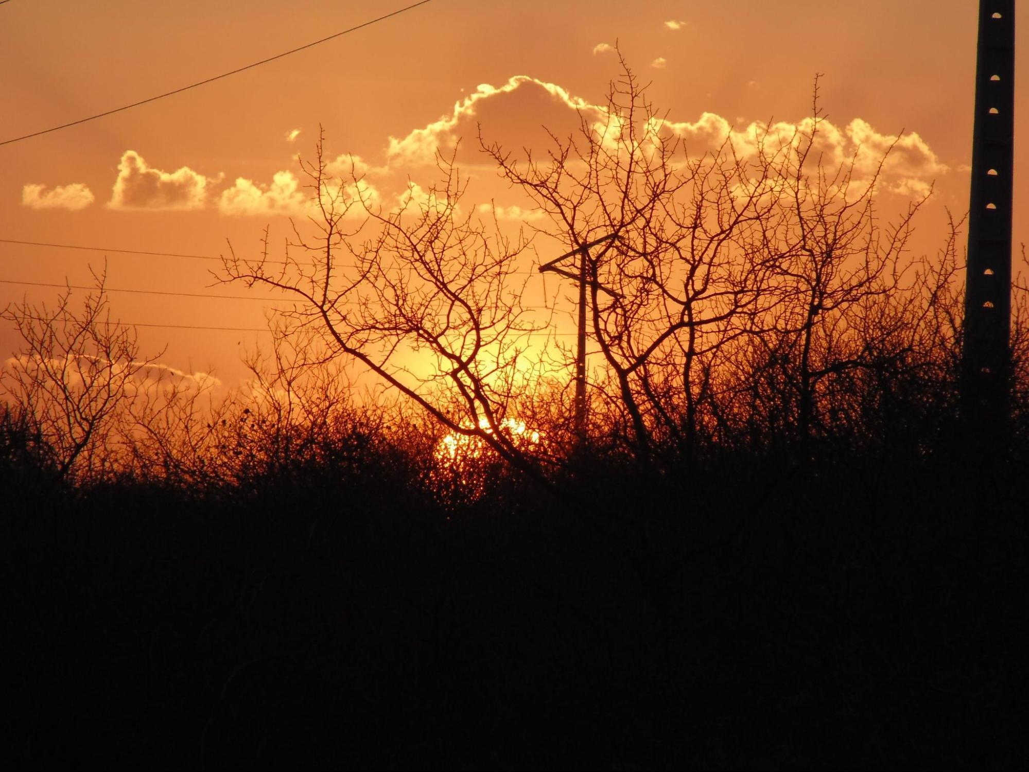 Pôr do sol no Seridó do Rio Grande do Norte