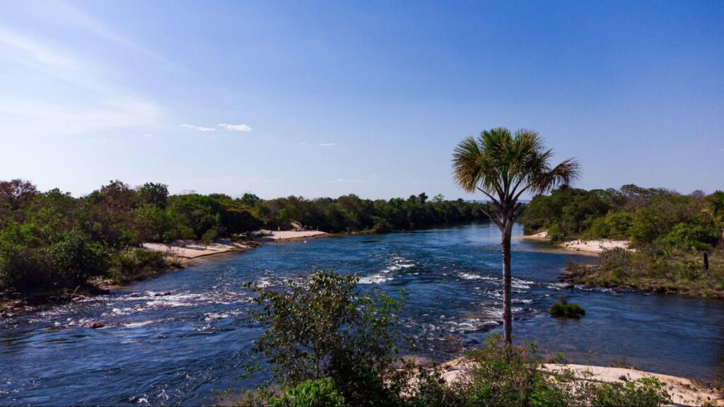 Rio em Almas, no Tocantins