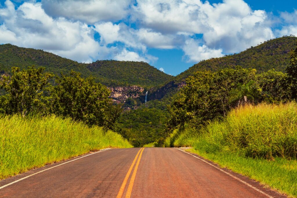 Estrada em Goiás