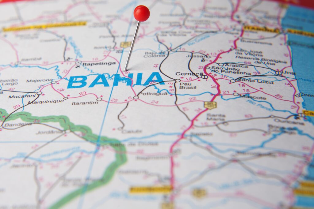 Mapa da Bahia