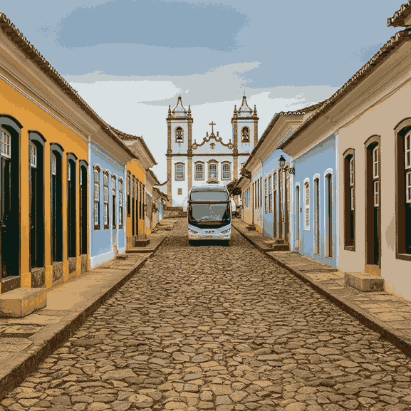 Ruas históricas em Minas Gerais